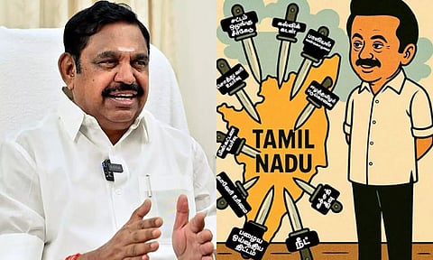 அ.தி.மு.க. - பா.ஜ.க. கூட்டணியால் மு.க.ஸ்டாலின் பீதியின் உச்சத்தில் உள்ளார் - இ.பி.எஸ்.