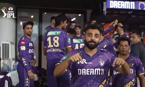 இது என்னுடைய கோட்டை: கே.எல். ராகுல் போல் "celebration" செய்த வருண் சக்ரவர்த்தி