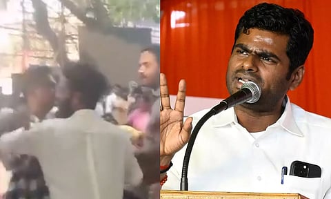 சென்னையில் காவலர் மீது தாக்குதல்- அண்ணாமலை கண்டனம்