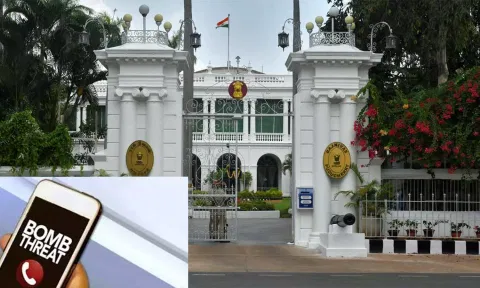 வெளிநாட்டில் இருந்து கவர்னர் மாளிகைக்கு வெடிகுண்டு மிரட்டல் விடுத்த நபர்