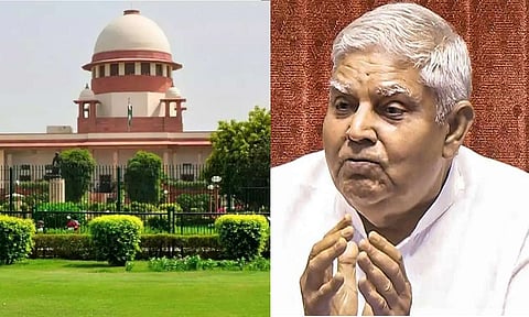 குடியரசு தலைவருக்கு உச்சநீதிமன்றம் உத்தரவிட முடியுமா?- துணை ஜனாதிபதி ஜக்தீப் தன்கர் கேள்வி