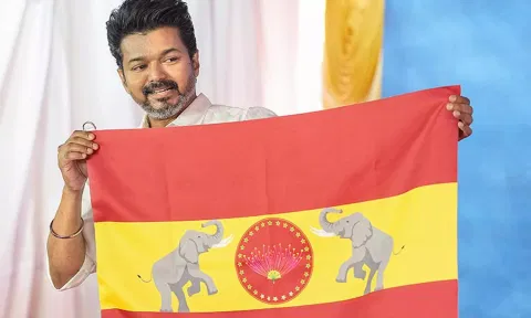 த.வெ.க. கட்சி கொடியில் யானை சின்னம்- விஜய் பதிலளிக்க நீதிமன்றம் உத்தரவு