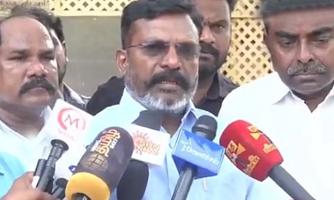 பா.ஜ.க.வின் வாக்கு வங்கியை வலுப்படுத்த அ.தி.மு.க. துணை போவது வரலாற்றுப் பிழை- திருமாவளவன்