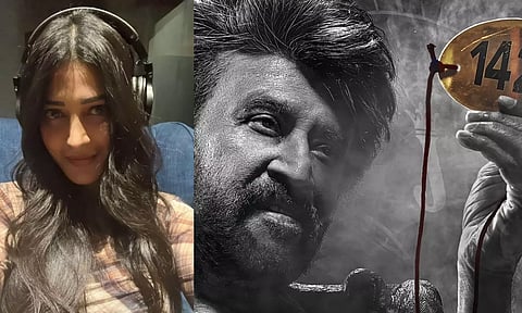 `கூலி' படத்தின் டப்பிங் பணிகளை தொடங்கிய ஸ்ருதிஹாசன்