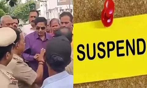 தேர்வு மையத்தில் மாணவர்களின் பூணூலை வெட்டிய விவகாரத்தில் 2 ஊழியர்கள் பணியிடை நீக்கம்