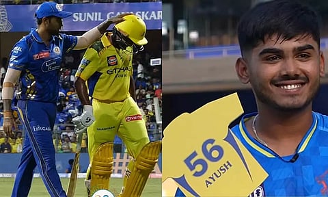 IPL 2025: 17 வயது இளம் வீரர் ஆயுஷ் மாத்ரேவை தட்டிக்கொடுத்து பாராட்டிய சூர்யகுமார் யாதவ்