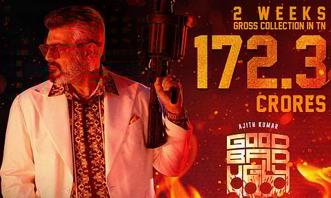 தமிழ்நாட்டில் மட்டும் `குட் பேட் அக்லி' படம் 172 கோடி வசூல்