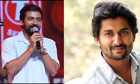 `என் நண்பன் நானிக்கு ஹிட் 3 திரைப்படம் ஹாட்ரிக் வெற்றியை கொடுக்கட்டும்' - சூர்யா