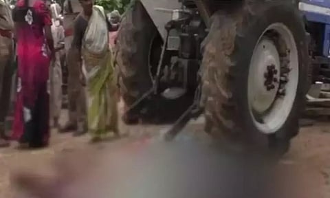 தாய் - தந்தையை டிராக்டர் ஏற்றிக் கொலை செய்த கொடூர மகன்