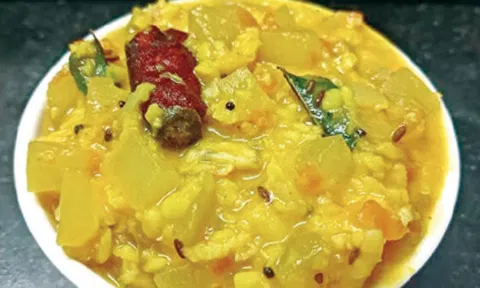 தர்பூசணி பாசிப்பருப்பு கூட்டு