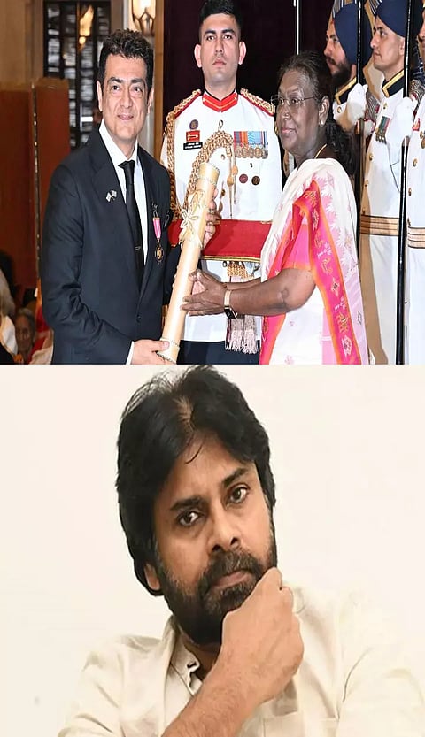 பத்மபூஷன் விருது பெற்ற அஜித் குமாருக்கு பவன் கல்யாண் வாழ்த்து