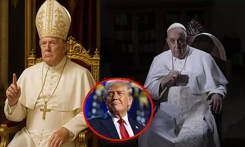 போப் தோற்றத்தில் டிரம்ப் - வைரலாகும் AI புகைப்படம்