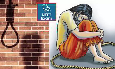 நீட் தேர்வு அச்சம் - 17 வயது மாணவி தூக்கு போட்டு தற்கொலை