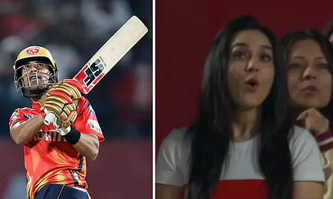 ஷஷாங்க் சிங் அடித்த பிரம்மாண்ட சிக்ஸ் - பிரீத்தி ஜிந்தாவின் ரியாக்சன் இணையத்தில் வைரல்