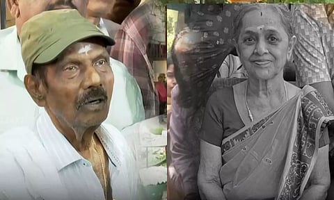 கவுண்டமணியின் மனைவி சாந்தியின் உடல் தகனம்