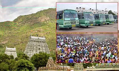 சித்ரா பவுர்ணமி: திருவண்ணாமலைக்கு சிறப்பு பேருந்துகள் இயக்கம்