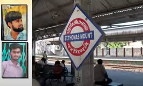 பரங்கிமலை அருகே ரெயில் மோதி கல்லூரி மாணவர்கள் உயிரிழப்பு