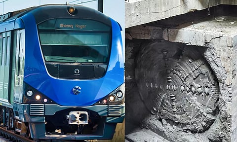 867 மீட்டர் சுரங்கம் தோண்டும் பணியை வெற்றிகரமாக முடித்த "கல்வராயன்" இயந்திரம்