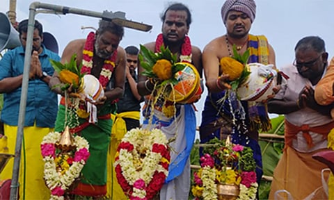 காரிமங்கலம் அருகே மாரியம்மன் கோவில் கும்பாபிஷேக விழா