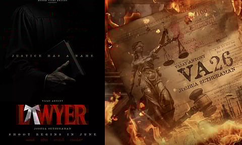 சட்டத்தை கையில் எடுக்கும் விஜய் ஆண்டனி - VA 26 படத்தின் டைட்டில் வெளியீடு