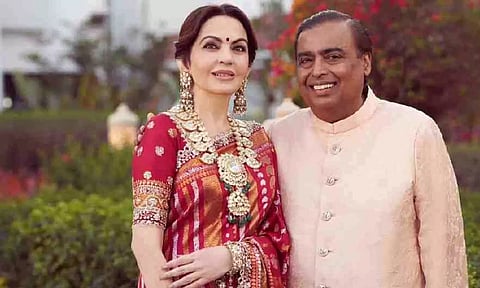 டைம்ஸ் இதழ் வெளியிட்ட 100 நன்கொடையாளர்கள் பட்டியலில் இடம்பிடித்த முகேஷ் அம்பானி