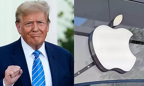 இந்தியாவில் ஐபோனை தயாரிக்காதீர்..! ஆப்பிள் நிறுவனத்துக்கு டிரம்ப் மீண்டும் எச்சரிக்கை