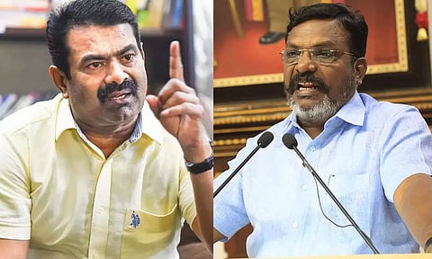 பெரியார் பற்றி தொடர்ந்து குதர்க்கமாக பேசும் சீமான்- திருமாவளவன்