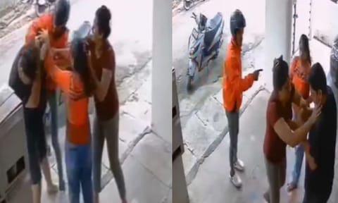 VIDEO: தவறான முகவரி தந்ததால் ஆத்திரம்.. டெலிவரி ஊழியர் சரமாரி தாக்குதல் - வாடிக்கையாளருக்கு எலும்புமுறிவு
