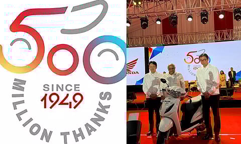 உலகளவில் 50 கோடி இருசக்கர வாகனங்கள் உற்பத்தி- வரலாற்று சாதனை படைத்த ஹோண்டா