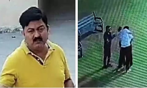 காரை பார்க் செய்வதில் தகராறு - குடியிருப்பு சங்க செயலாளர் மூக்கை கடித்த நபர்