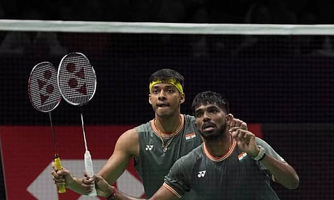 சிங்கப்பூர் ஓபன் பேட்மிண்டன்: அரையிறுதிக்கு முன்னேறிய இந்திய ஜோடி
