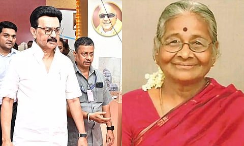 தாயம்மாள் அறவாணனுக்கு செம்மொழி தமிழ் விருது - முதலமைச்சர் மு.க.ஸ்டாலின் வழங்கினார்