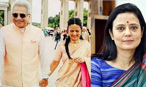 50 வயதில் திருமணம் செய்து கொண்ட திரிணாமுல் காங்கிரஸ் எம்.பி. மஹுவா மொய்த்ரா