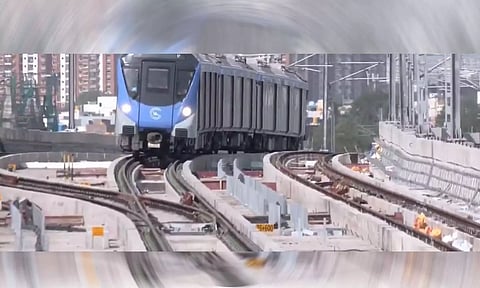 போரூர்- பூந்தமல்லி இடையே ஓட்டுநர் இல்லாத மெட்ரோ ரெயிலின் 3ஆம் கட்ட சோதனை ஓட்டம் வெற்றி