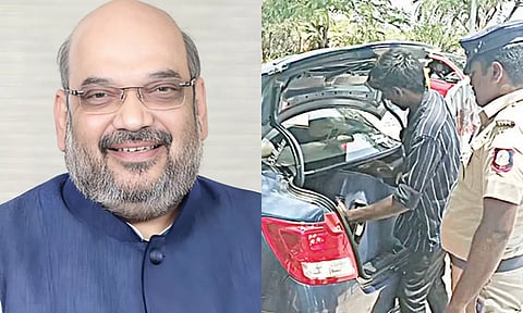 மதுரையில் அமித்ஷா வருகையை முன்னிட்டு பலத்த போலீஸ் பாதுகாப்பு