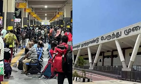 கிளாம்பாக்கத்தில் இருந்து 4 நாட்களில் 6 லட்சம் பேர் வெளியூர் பயணம்