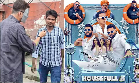 ஹவுஸ்புல் 5 படத்திற்கு முகமூடி அணிந்து ரிவ்யூ கேட்ட அக்ஷய் குமார் - வீடியோ வைரல்