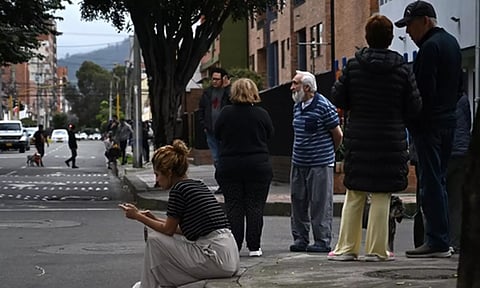 கொலம்பியாவில் சக்திவாய்ந்த நிலநடுக்கம்- சாலைகளில் தஞ்சம் அடைந்த மக்கள்