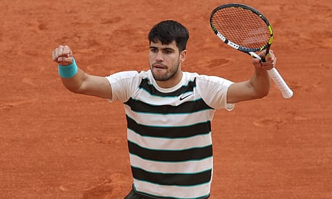 பிரெஞ்சு ஓபன்: பரபரப்பான ஆட்டத்தில் சின்னரை வீழ்த்தி சாம்பியன் பட்டம் வென்றார் அல்காரஸ்