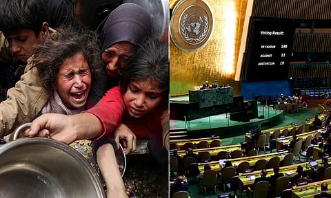 காசாவில் உடனடி போர் நிறுத்தம், மனிதாபிமான உதவிக்கு ஐ.நா. தீர்மானம்.. வாக்களிக்க இந்தியா மறுப்பு!