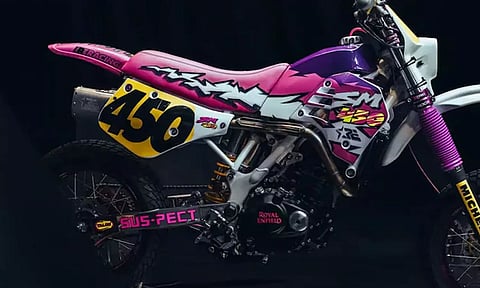 வேற லெவல் தோற்றத்தில் மாடிஃபை செய்யப்பட்ட கெரில்லா 450