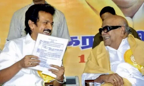 தலைவராக வழிகாட்டிய தந்தை! - மு.க.ஸ்டாலின் பெருமிதம்