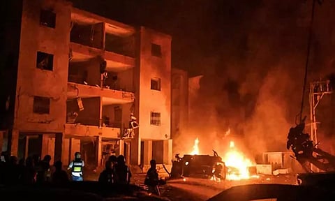 இஸ்ரேலில் உள்ள அமெரிக்க தூதரகம் அருகே ஈரான் ஏவுகணை தாக்குதல்