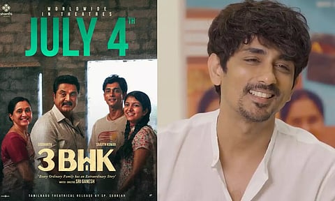 3BHK படம் பார்க்க வேண்டும் என தோன்றினால் வந்து படத்தை பாருங்கள்... நான் உங்களை வற்புறுத்தவில்லை  - சித்தார்த்