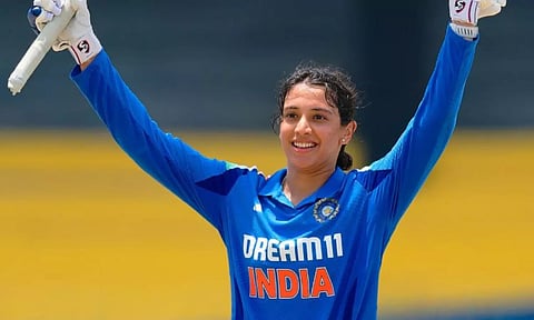 ஐசிசி மகளிர் ஒருநாள் தரவரிசை: மீண்டும் முதலிடம் பிடித்தார் ஸ்மிருதி மந்தனா