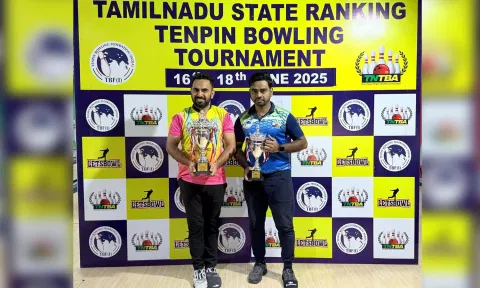 2வது தமிழ்நாடு மாநில தரவரிசை டென்பின் பவுலிங் போட்டி.. சாம்பியன் பட்டம் வென்றார் மஹிபால் சிங்