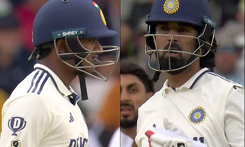 நல்ல பவுன்ஸ் இருக்கு மச்சி... சாய் சுதர்சனிடம் தமிழில் பேசிய கே.எல்.ராகுல் - வைரலாகும் வீடியோ