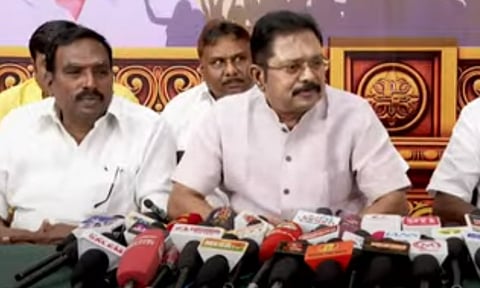 பெரியாரையும், அண்ணாவையும் இழிவு செய்வதை ஏற்க முடியாது - டி.டி.வி.தினகரன் கண்டனம்