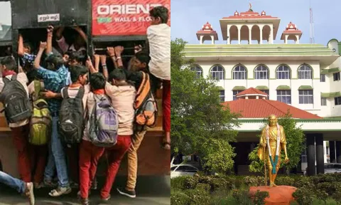 பேருந்து படிக்கட்டுகளில் பயணிக்கும் மாணவர்கள் மீது வழக்கு - ஐகோர்ட் எச்சரிக்கை