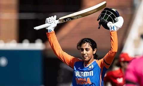 முதல் டி20 போட்டி: ஸ்மிருதி மந்தனா அதிரடி சதத்தால் இந்தியா அபார வெற்றி